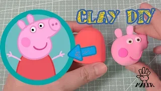 How to make Peppa Pig Clay -  Peppa  |  小豬佩佩黏土製作 - 3D佩佩