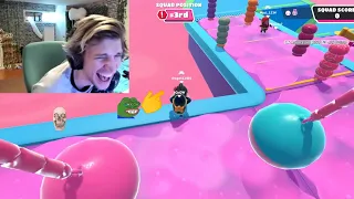 xQc bullied this 9 year old in a kids game..