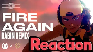 Fire Again Dabin Remix // Official Audio Visualizer // VALORANT Champions 2022 Reaction