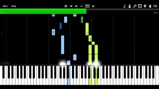 synthesia Piano Tutorial Greensleeves (by John Gibbons)