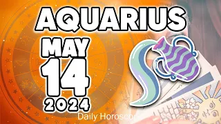 𝐀𝐪𝐮𝐚𝐫𝐢𝐮𝐬 ♒ 𝐓𝐇𝐈𝐒 𝐖𝐈𝐋𝐋 𝐌𝐀𝐊𝐄 𝐘𝐎𝐔 𝐅𝐀𝐈𝐍 ❗️😱 𝐇𝐨𝐫𝐨𝐬𝐜𝐨𝐩𝐞 𝐟𝐨𝐫 𝐭𝐨𝐝𝐚𝐲 MAY 14 𝟐𝟎𝟐𝟒 🔮#horoscope  #tarot #zodiac