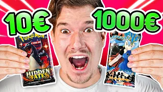 10€ VS 1000€ Pokémon Booster!