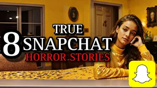 8 TRUE Sinister Snapchat Horror Stories | (#scarystories) Ambient Fireplace