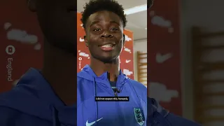 Saka finds out he is England Men’s Player of the Year 🥰