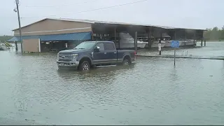 Tropical Storm Ophelia causes severe flooding along east coast