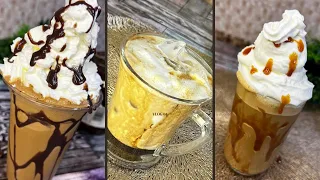 3 Different Iced coffee recipe | Chocolate, Caramel, Instant Iced coffee recipe
