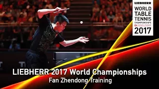 2017 World Championships | Fan Zhendong Training