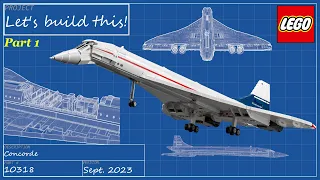 Let's build this live! - LEGO Icons 10318 - Concorde - Part 1