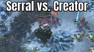 Serral vs Creator ZvP bo3 Kung Fu Cup 7 Serral's PERFECT Defense