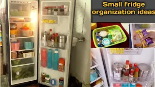 My small fridge tour || Fridge organization ideas||Fridge storage ideas
