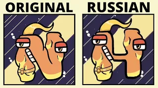 Alphabet Lore vs Russian Alphabet Lore Comparison #1