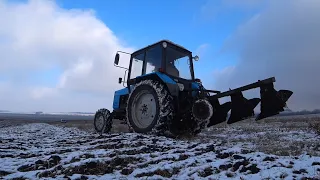 Сломали плуг! Особенности национальной пахоты в зимний период. Обзор прямых посевов озимой пшеницы.