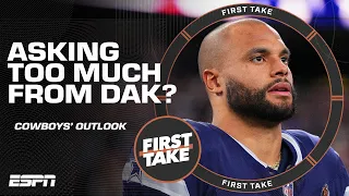 Is Jerry Jones asking Dak Prescott to do TOO MUCH? 🤨 | First Take