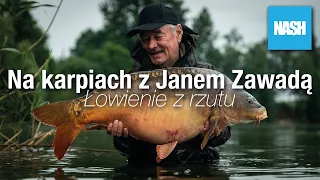 Na karpiach z Janem Zawadą - Łowienie z rzutu.