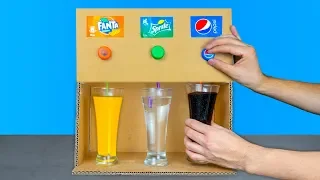 INCREÍBLE MÁQUINA PARA HACER DERRAMES DE SODA HECHA DE CARTÓN