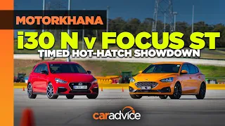 2020 Ford Focus ST v Hyundai i30 N | Motorkhana Comparison