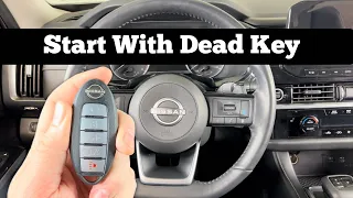 How To Start Nissan Pathfinder With Dead Remote Key Fob Battery Not Working