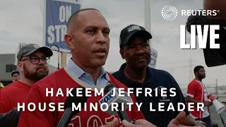 LIVE: Democratic Leader Hakim Jeffries speaks amid House impeachment inquiry