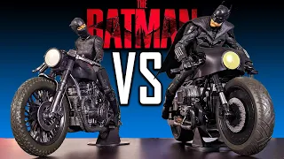 Comparing the McFarlane Toys Drifter Motorcycle vs. The Batcycle