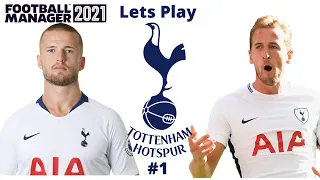 FM21 Beta | LETS PLAY TOTTENHAM | LETS GET STARTED | #1