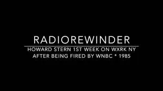 WXRK New York Howard Stern 1985 1st Week on KRock 01 - Comments on WNBC