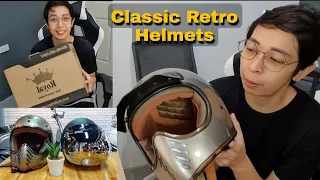 Pangmalakasang classic helmets : VRM & Royal Helmet unboxing