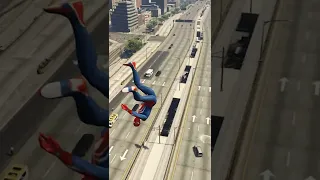 GTA 5 Spiderman Suck Smash Ragdolls Ep 23 Youtube Shorts