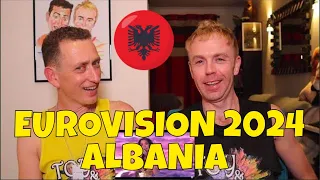 ALBANIA EUROVISION 2024 REACTION - Besa Kokëdhima - Zemrën n'dorë