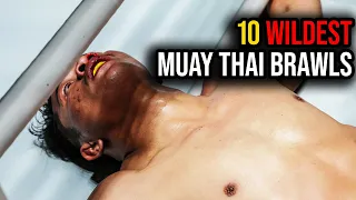 All The Knockdowns 🔥🤯 10 Wildest Muay Thai Brawls | ONE Friday Fights