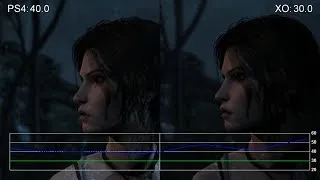 Tomb Raider Definitive Edition: PS4 vs. Xbox One Cut-Scene Frame-Rate Tests