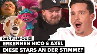 Ist das wirklich LENA?! Film-Quiz: Erkennen Nico Santos & Axel Stein Stars NUR an der Stimme?