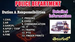 AP & Telangana Police  || Duties & Responsibilities || Detailed Explanation #tspolice #appolice