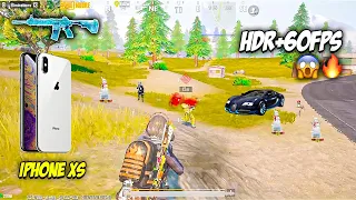 iPhone XS HDR+60FPS 🥶 | iOS 16.4 Performance on HDR Graphic 🔥 | PUBG TEST 2023 😍