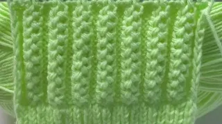 दो सलाई का बुनाई डिजाइन | Easy Knitting Pattern No-81 For cardigan/Scarf/sweater & all projects