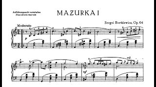 Bortkiewicz - Mazurka in A minor, Op. 64, No. 1
