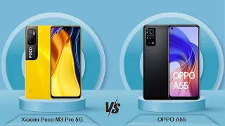 Xiaomi Poco M3 Pro 5G Vs OPPO A55 - Full Comparison [Full Specifications]