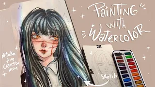 °･ pintando con acuarelas ･° Yoru de csm // speedpaint / sour.c.andy