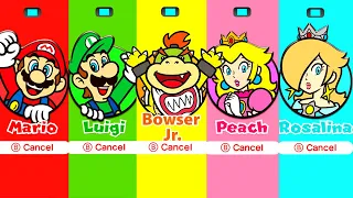 Super Mario 3D World + Bowser's Fury - All Characters