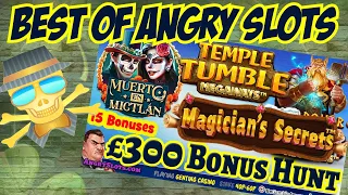 Best Of Angry Slots - **Epic** £300 SLOTS BONUS HUNT (15 bonuses) - Wild Flower Enhanced & more.