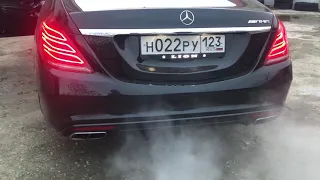 Спортивный выхлоп W222 S500 2021