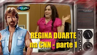 Chuck Norris Boladão quebrando a TV - Regina Duarte na CNN parte 1 - Cirurgião Vídeos