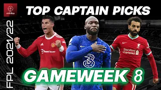 FPL CAPTAIN PICKS GAMEWEEK 8 | Fantasy Premier League Tips 2021/22