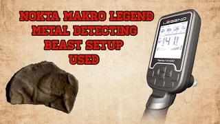 Nokta Makro Legend metal detecting, using the beast settings | Silver Stater Found