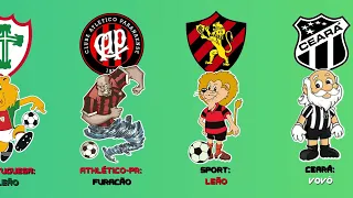 Mascotes dos times de futebol do Brasil | Parte 2 | Mascotes dos clubes brasileiros