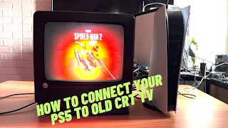 How to Connect your PS5 to OLD CRT TV