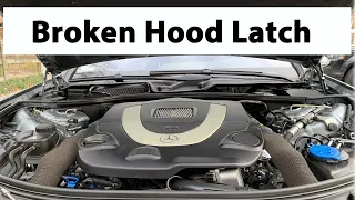 How to Open a Stuck Hood Latch of Mercedes S550