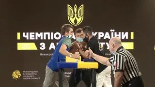 ФИНАЛЫ  Чемпіонат України з армреслінгу 2021 Супер Финалы ліва рука