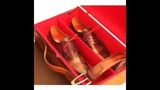 PAUL PARKMAN ® How luxury shoes are made, hand stitching leather sole