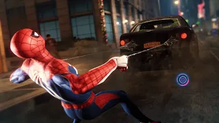 Marvel's Spider-Man PS4 Pro 4K HDR Free Roam Gameplay