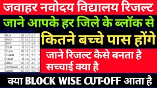 JWAHAR NAVODYA VIDHYALYA Result 2022||जाने अपने BLOCK में सीटों की संख्या||#Exam_Axis